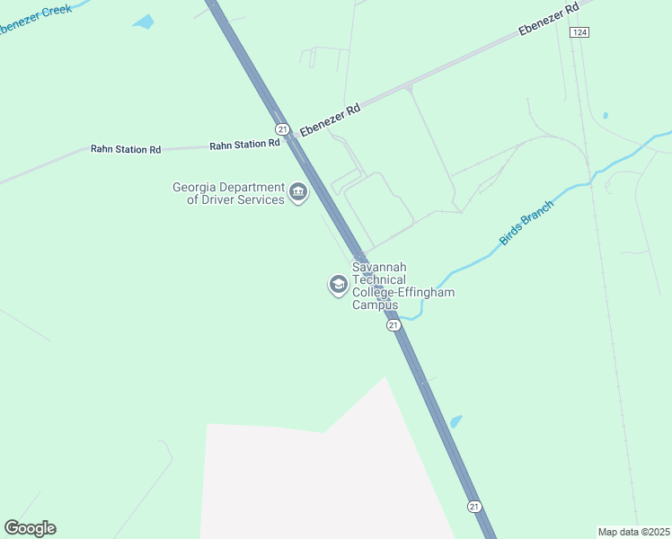 map of restaurants, bars, coffee shops, grocery stores, and more near 2890 Georgia 21 in Rincon