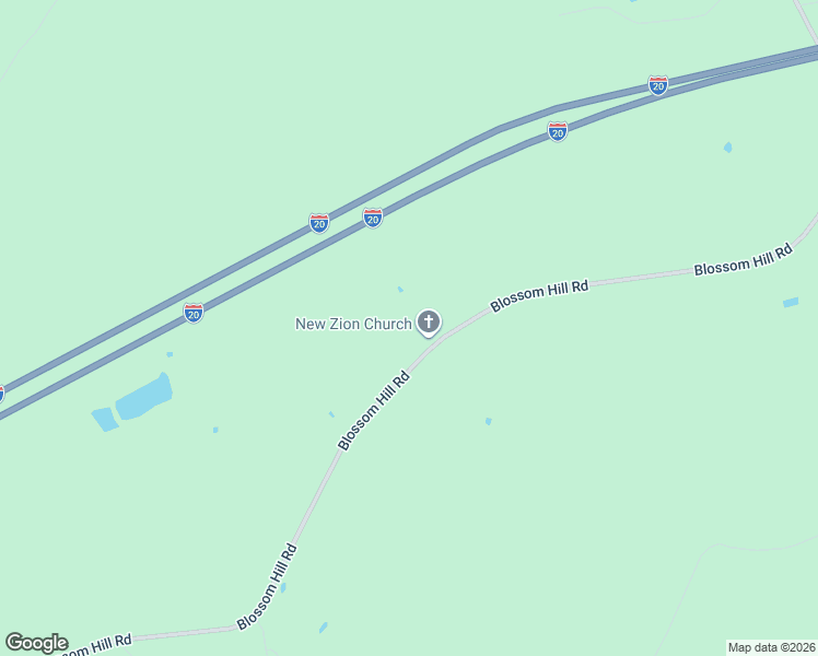map of restaurants, bars, coffee shops, grocery stores, and more near 4046 Blossom Hill Road in Morton