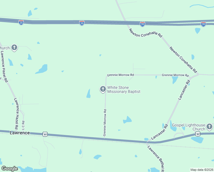 map of restaurants, bars, coffee shops, grocery stores, and more near 780 Grennie Morrow Road in Lawrence