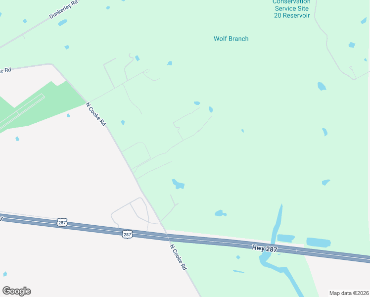 map of restaurants, bars, coffee shops, grocery stores, and more near 300 North Cooke Road in Ennis