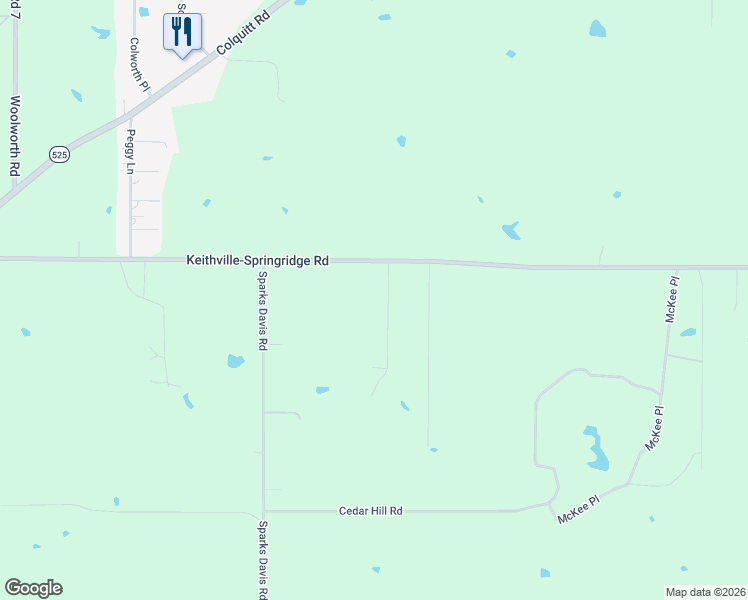 map of restaurants, bars, coffee shops, grocery stores, and more near 3784 Farmridge Rd in Keithville