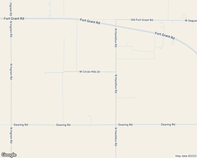 map of restaurants, bars, coffee shops, grocery stores, and more near 4107 West Circle Hills Drive in Willcox