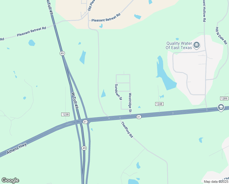 map of restaurants, bars, coffee shops, grocery stores, and more near 10344 Sundown Street in Tyler