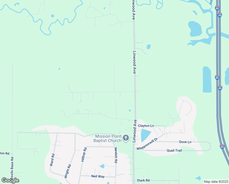 map of restaurants, bars, coffee shops, grocery stores, and more near 100 Whitetail Drive in Stonewall