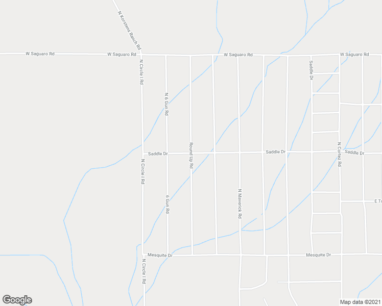 map of restaurants, bars, coffee shops, grocery stores, and more near Round Up Road in Cochise County