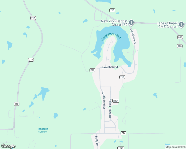 map of restaurants, bars, coffee shops, grocery stores, and more near 10379 Lakeshore Drive in Tyler