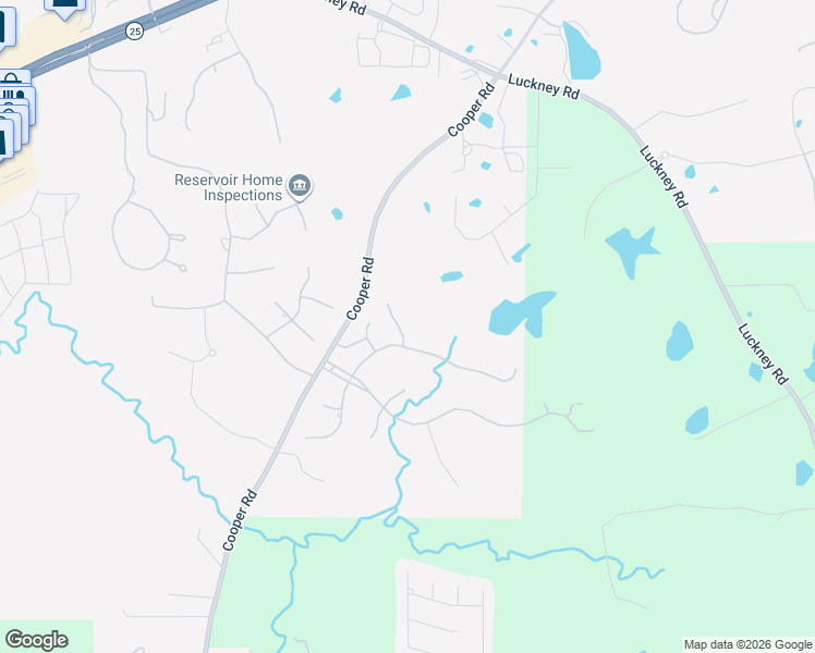 map of restaurants, bars, coffee shops, grocery stores, and more near 3 Little Creek Road in Flowood