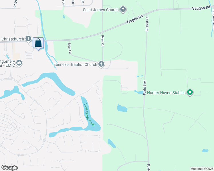 map of restaurants, bars, coffee shops, grocery stores, and more near 9142 Marston Way in Montgomery