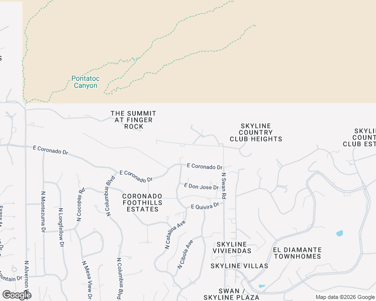 map of restaurants, bars, coffee shops, grocery stores, and more near 4520 East Ina Road in Tucson