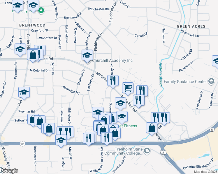 map of restaurants, bars, coffee shops, grocery stores, and more near in Montgomery