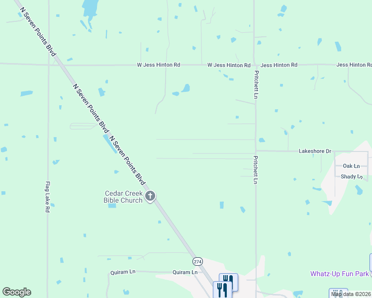 map of restaurants, bars, coffee shops, grocery stores, and more near 343 Shenedoah I in Seven Points