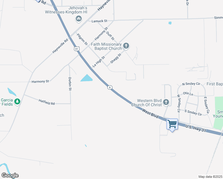 map of restaurants, bars, coffee shops, grocery stores, and more near 2840 Highway 3 in Montgomery