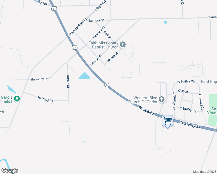 map of restaurants, bars, coffee shops, grocery stores, and more near 2840 Highway 3 in Montgomery