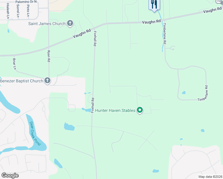 map of restaurants, bars, coffee shops, grocery stores, and more near 500 Parks Road in Pike Road