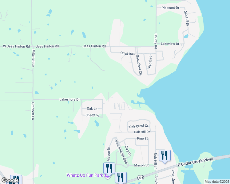 map of restaurants, bars, coffee shops, grocery stores, and more near Louis Lane in Seven Points