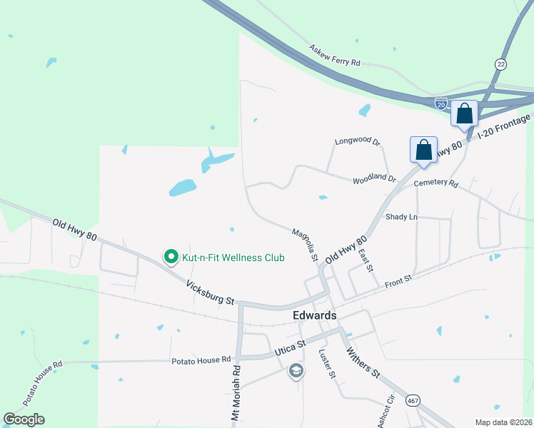 map of restaurants, bars, coffee shops, grocery stores, and more near 313 Magnolia Street in Edwards
