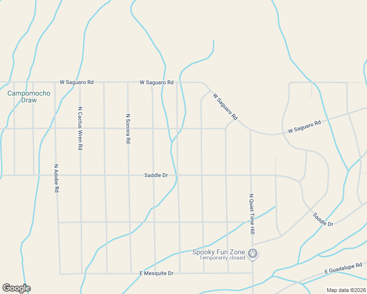 map of restaurants, bars, coffee shops, grocery stores, and more near Saddle Drive in Willcox