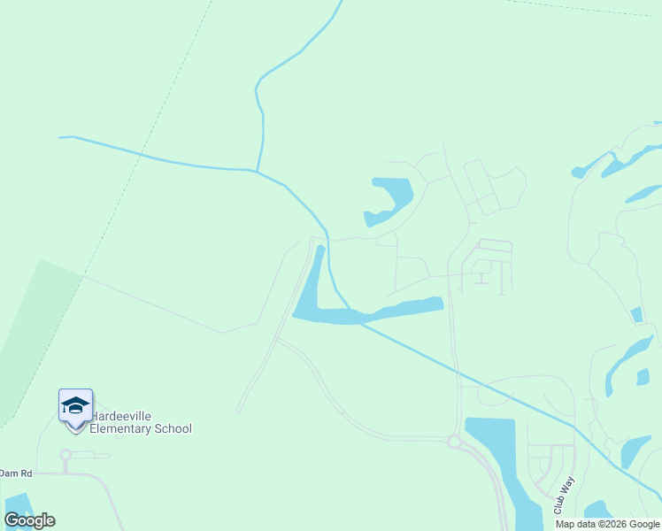 map of restaurants, bars, coffee shops, grocery stores, and more near 853 Sweetbay Drive in Hardeeville