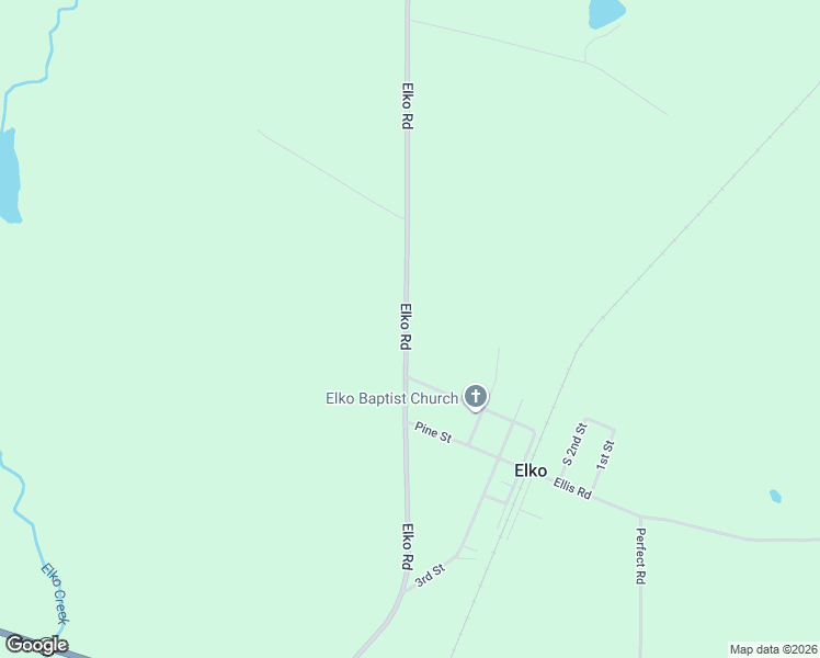 map of restaurants, bars, coffee shops, grocery stores, and more near 2595 Elko Road in Elko