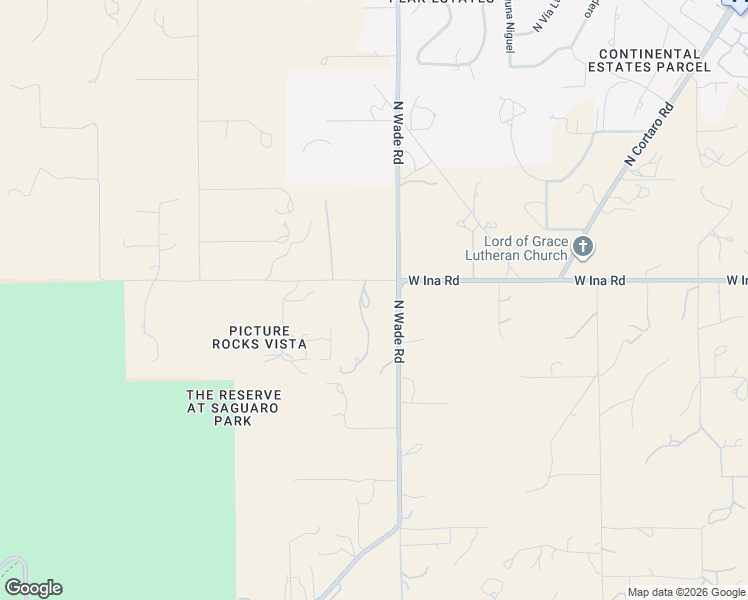map of restaurants, bars, coffee shops, grocery stores, and more near 7055 West Ina Road in Tucson