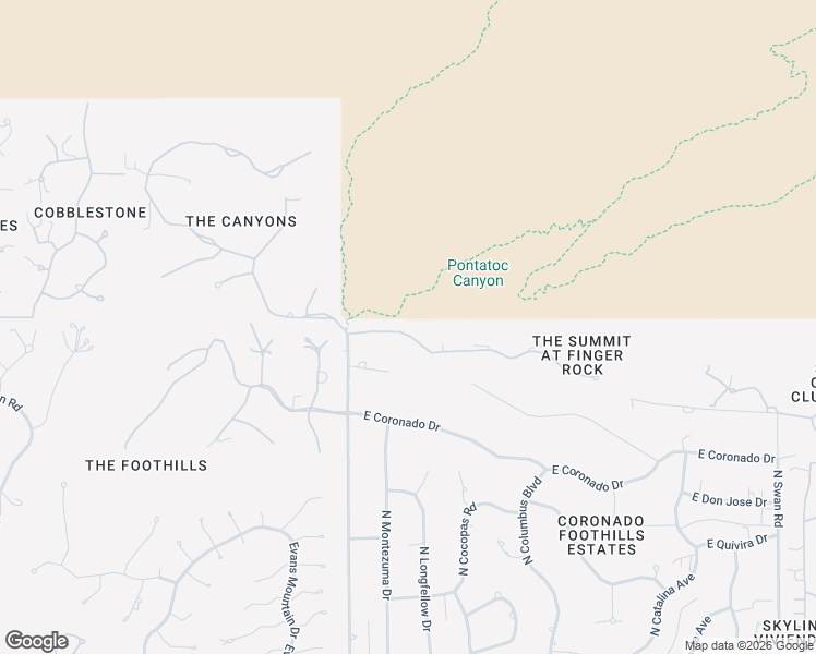 map of restaurants, bars, coffee shops, grocery stores, and more near 4017 East Playa De Coronado in Tucson
