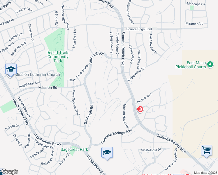 map of restaurants, bars, coffee shops, grocery stores, and more near 1691 Boulders Drive in Las Cruces