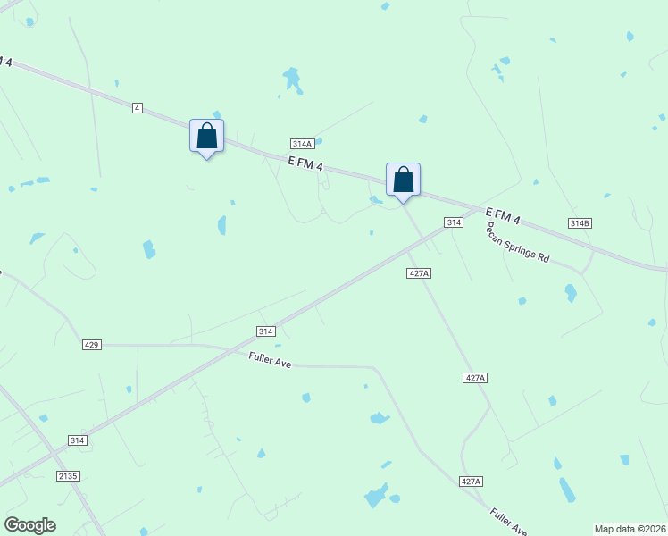 map of restaurants, bars, coffee shops, grocery stores, and more near 2601 County Road 314 in Cleburne