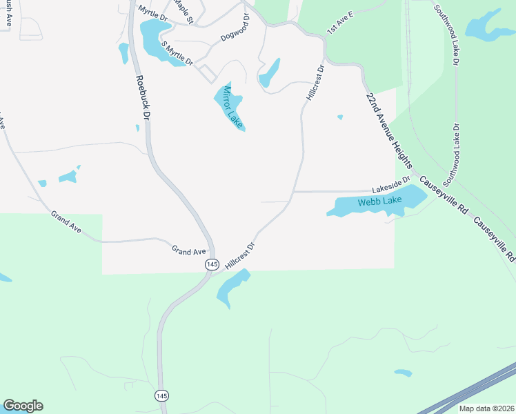 map of restaurants, bars, coffee shops, grocery stores, and more near 107 Oak Ridge Drive in Meridian