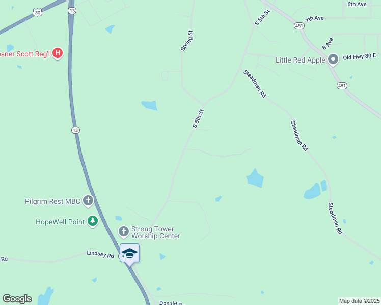 map of restaurants, bars, coffee shops, grocery stores, and more near 1-213 Nobles Road in Morton