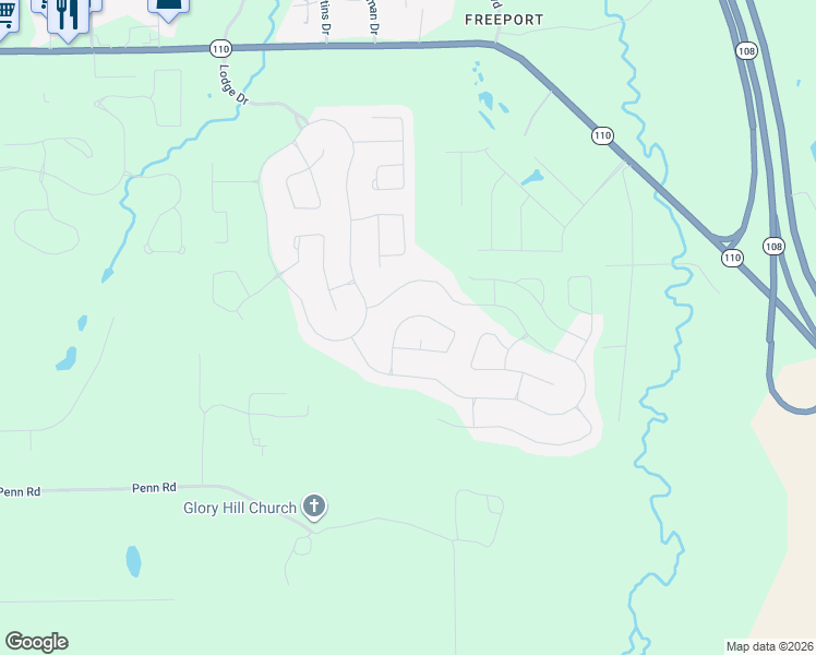 map of restaurants, bars, coffee shops, grocery stores, and more near 9179 White Poplar Circle in Pike Road