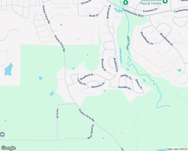 map of restaurants, bars, coffee shops, grocery stores, and more near 836 Rushton Circle in Brandon