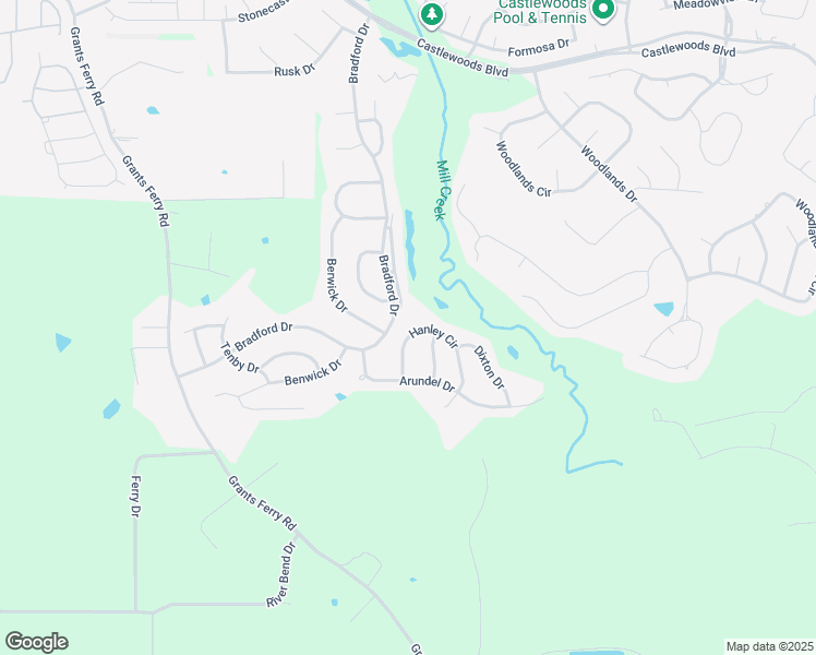 map of restaurants, bars, coffee shops, grocery stores, and more near 2 Carriage Court Place in Brandon
