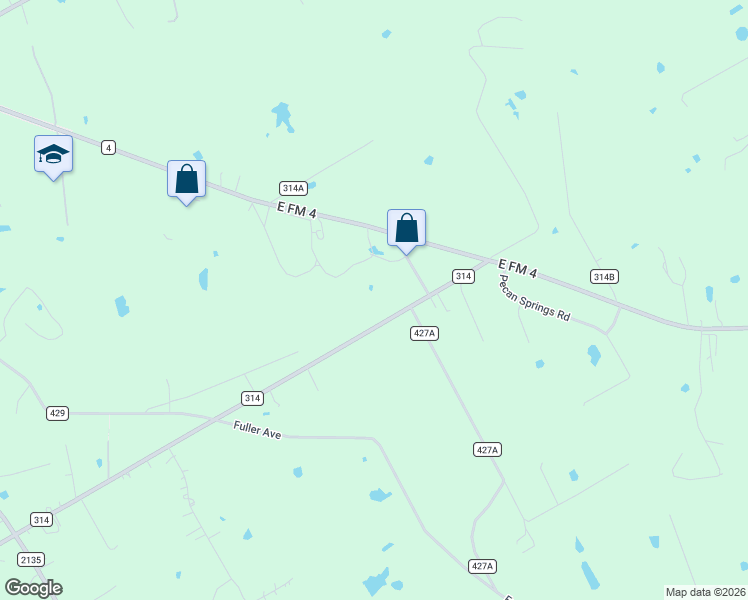 map of restaurants, bars, coffee shops, grocery stores, and more near 2625 County Road 314 in Cleburne