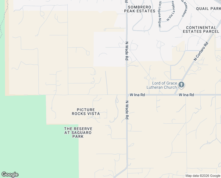 map of restaurants, bars, coffee shops, grocery stores, and more near 7102 West Ina Road in Tucson