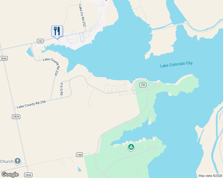 map of restaurants, bars, coffee shops, grocery stores, and more near 5440 County Road 256 in Colorado City