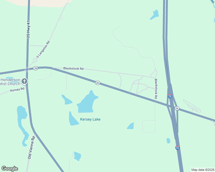 map of restaurants, bars, coffee shops, grocery stores, and more near Georgia 26 in Perry