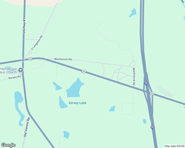 map of restaurants, bars, coffee shops, grocery stores, and more near Georgia 26 in Perry