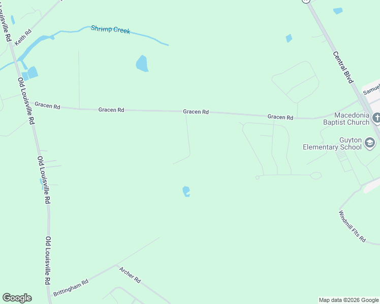 map of restaurants, bars, coffee shops, grocery stores, and more near Circle South Ranch Drive in Guyton