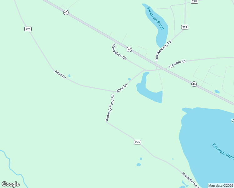 map of restaurants, bars, coffee shops, grocery stores, and more near 900 Alma Lane in Statesboro