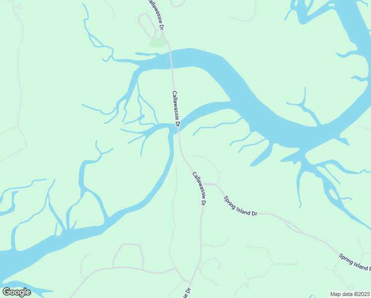 map of restaurants, bars, coffee shops, grocery stores, and more near 180 Callawassie Drive in Okatie