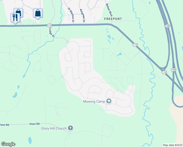map of restaurants, bars, coffee shops, grocery stores, and more near 9241-9999 Turtle River Road in Pike Road