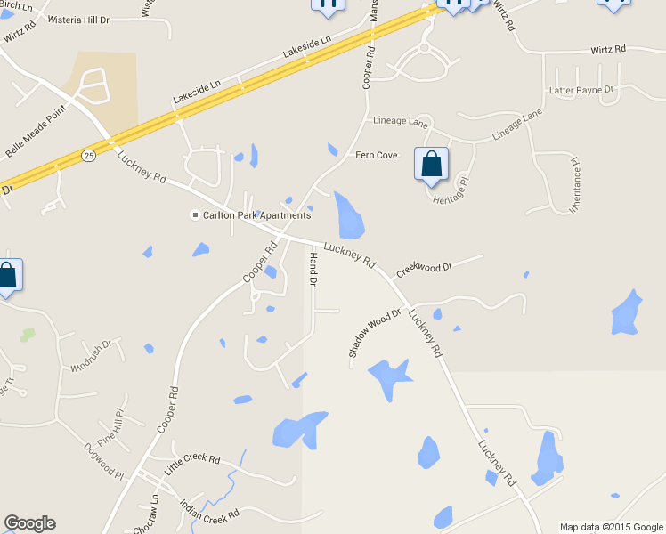 map of restaurants, bars, coffee shops, grocery stores, and more near 571 Luckney Rd in Flowood