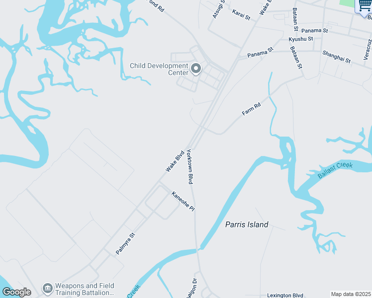 map of restaurants, bars, coffee shops, grocery stores, and more near Wake Boulevard in Port Royal