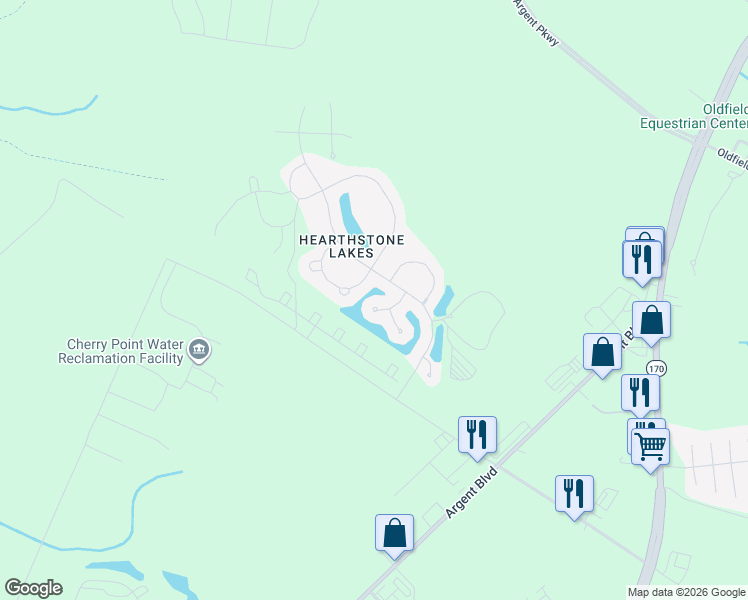 map of restaurants, bars, coffee shops, grocery stores, and more near 803 Hearthstone Drive in Ridgeland