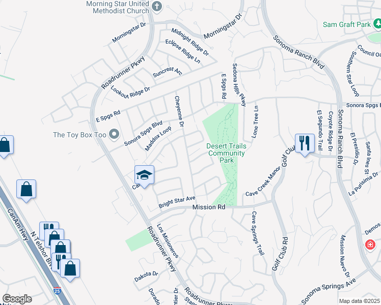 map of restaurants, bars, coffee shops, grocery stores, and more near 2898 Cheyenne Drive in Las Cruces