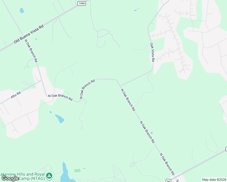 map of restaurants, bars, coffee shops, grocery stores, and more near 545 North Oak Branch Road in Waxahachie