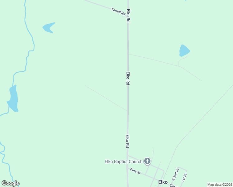 map of restaurants, bars, coffee shops, grocery stores, and more near 2587 Elko Road in Elko