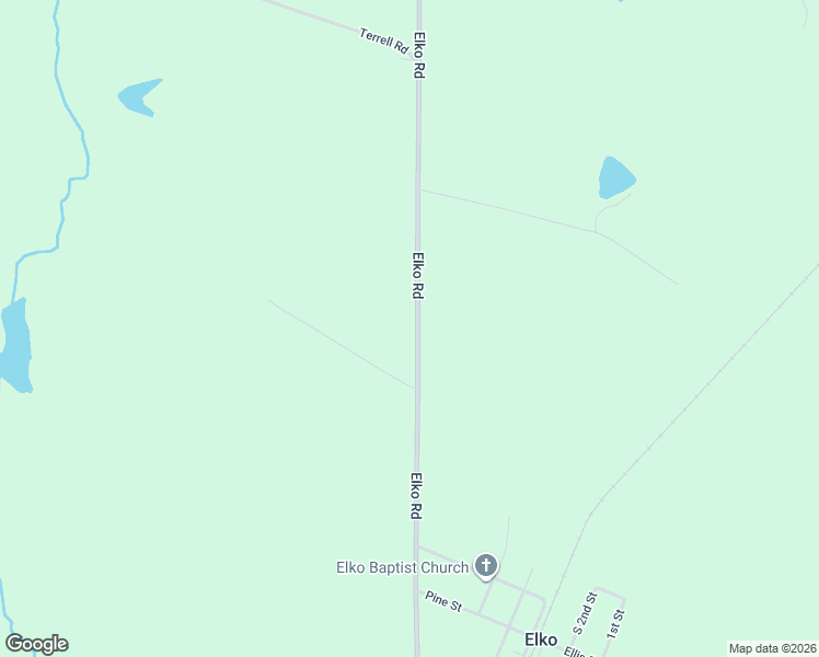 map of restaurants, bars, coffee shops, grocery stores, and more near 2587 Elko Road in Elko