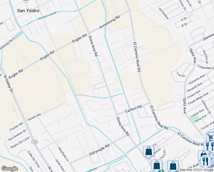map of restaurants, bars, coffee shops, grocery stores, and more near 2970 Dona Ana Road in Las Cruces