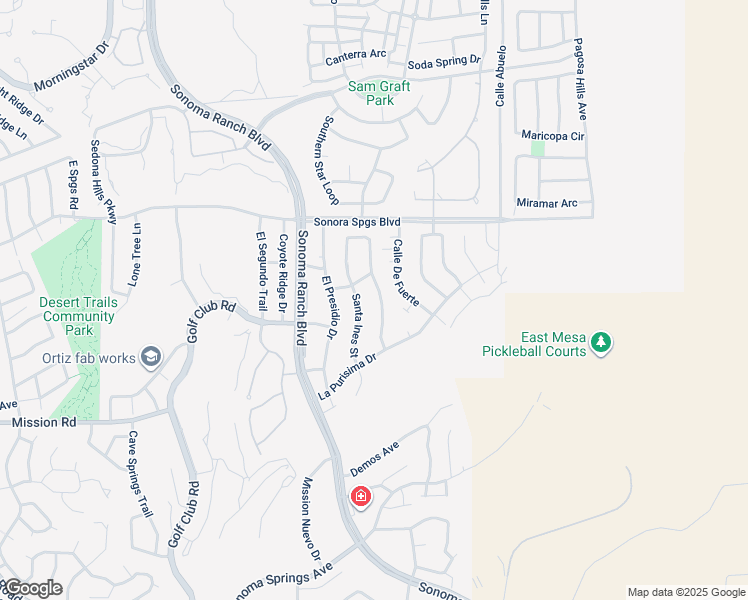 map of restaurants, bars, coffee shops, grocery stores, and more near 1927 San Fernando Drive in Las Cruces